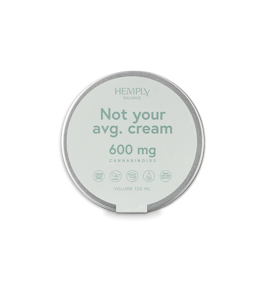 Hemply Balance CBD Skin Balm 600mg Not Your Avg. Cream